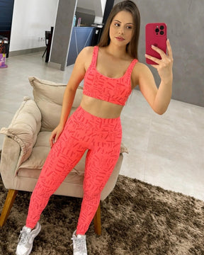 CONJUNTO CALÇA LEGGING + BLUSA