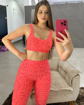 CONJUNTO CALÇA LEGGING + BLUSA